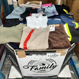 250pcs Brand Name Clothing Pallet