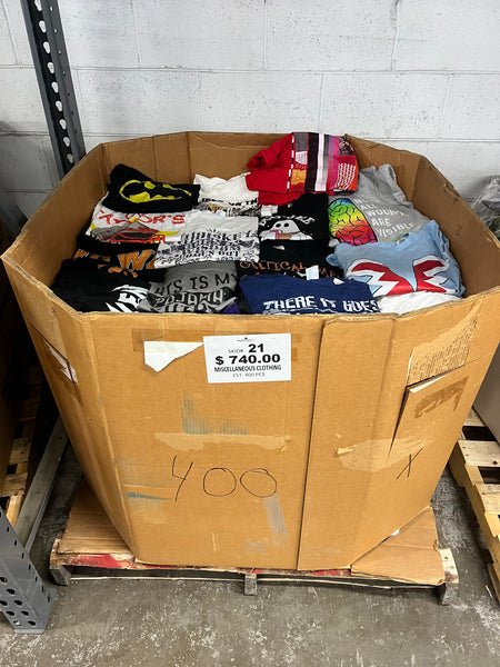 400pcs Miscellaneous Clothing Pallet