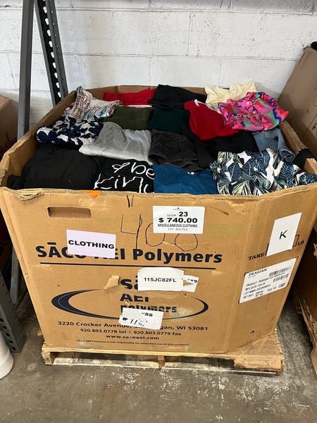 Miscellaneous Clothing 23 400pcs Pallet